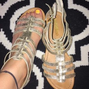 Snakeskin sandals